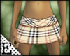 [E] Tan Tartan Skirt