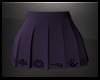 Purple Pleated Skirt