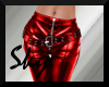 *sky*Red leather Pants