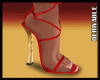 Red Strappy Heels