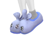purple bunny slippers~h
