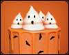 halloween cake ghosts