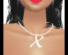 necklace X JB