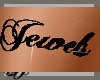 *J*left leg tattoo