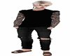 Black outfit +tattoo