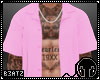B! Pink Shirt+Tattoo