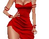 Red Satin Dress