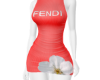 Fendii Red Dress RLL