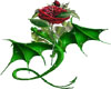 Green Dragon with Rose