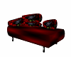 Poseless red couch