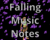 Falling Music Notes