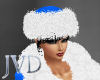 JVD Blue Fur Hat