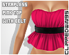 *CW Strapless Top !PINK