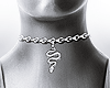 Serpent Silver Necklace