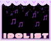 Purple Music Particles