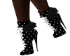 Black Polka Dot Boots