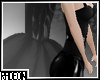 -Black Fishtail Dress-