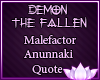 DTF: Malefactor/Anunnaki