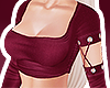 ! Burgundy Top M