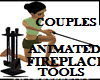 COUPLES FIREPLACE TOOLS