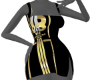 *BA Black Gold Dress