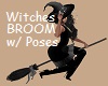 Witches Broom w/Poses