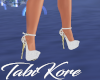 TKeEbony Heels White