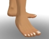 Flat feet w/pedicure