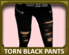 Torn Black Pants