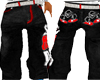 Red DJ baggy pants