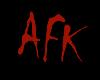 blood AFK sign