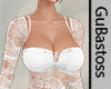 Vestido Branco Desfiado