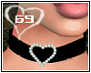 69$ HEART NECKLACES