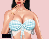 𝓛. Gingham blue