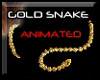 (L) Gold Snake Necklace