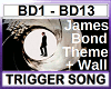 James Bond Theme + Wall