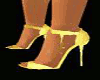 Gold Fashion High Heels