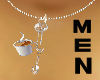 !Mwok cafe necklace men
