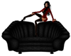 Black Poses Couch