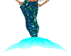 Green mermaid tail