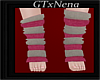 ~GT~ Pink Gray Tube Sock
