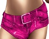 Hot Denim Pink Shorts