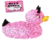 evil ducky in pink