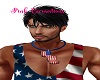 USA Necklalce Mens