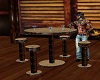 (R) Round Bar table