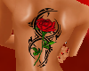 Tribal Rose Back Tat V2