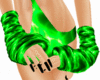 rave green wrist warmerZ