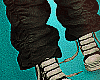 Black Scrunched Pants