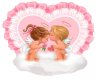 Kissing Valentine Angels