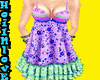 ~HL~Purple Flower Dress